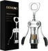 Beneno Wine Opener, Zinc Alloy Premium Wing Corkscrew with Multifunctional Bottles Opener, Sharp Wine Corkscrew with Ergonomic Non-Slip Wing Handl...