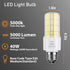 ZP A19 Led Light Bulb 300W Equivalent 40W Bulbs 5000 Lumen 5000K Cool Daylight White E26/E27 Base Waterproof Lighting for Outdoor Indoor Garage Wa...