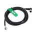 Sensor Actuator M12 A Coded 4 pin Elbow Female Shield Cable to Open Wire for Industrial Automation, Device Network DeviceNet, CANopen, IO Link, Pr...