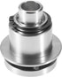 X AUTOHAUX Aluminum Alloy Steering Wheel Quick Release Disconnect 3 Holes Hub 0.26" Bore Silver Tone...