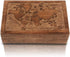 Great Birthday Gift Ideas - Handmade Decorative World Map Wooden Jewelry Box - Treasure Chest, Organizer, Keepsake, Trinket Holder, Watch Box With...