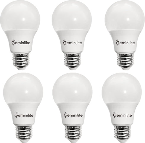 A19 LED Light Bulbs 60 Watt Equivalent, E26 Base 6500K Daylight White Standard Light Bulbs, 10W 1000 Lumen, Energy Efficient Non-Dimmable, Pack of...