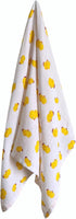 Chick Muslin Swaddle Blanket I Animal Print Newborn Receiving Blanket I Organic Cotton Baby Wrap...
