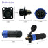 2 Pin 50Amp Trolling Motor Plug Receptacle Set, 12/24/36/48 Volt Marine Boat Power Waterproof IP67 Connector Trolling Boat Plug for Trolling Motor...