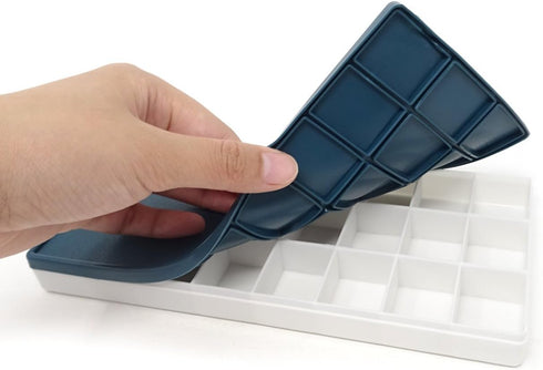 Honbay 24 Compartments Plastic Paint Palette Paint Tray with Soft Lid for Watercolors, Gouache, Acrylic and Oil Paint...