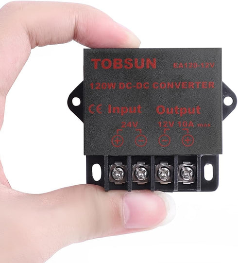 DC 24V to DC 12V 10A 120W Step Down Buck Converter Voltage Regulator Reducer Power Converter Mini Module 12V Transformer...