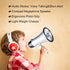 MyMealivos Portable Megaphone Bullhorn 20 Watt Power Megaphone Speaker Voice and Siren/Alarm Modes with Volume Control and Strap (Silver)…...