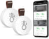 ORIA Wireless Thermometer Hygrometer, Mini Wireless Humidity Temperature Sensor with Data Export and Alert, Temp Humidity Monitor for House, 2 Pack