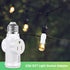 E26/E27/B22 Light Socket to Plug Adapter, 2/3 Prong Light Socket Outlet for Patio, Garage, Porch(1 Pack)...