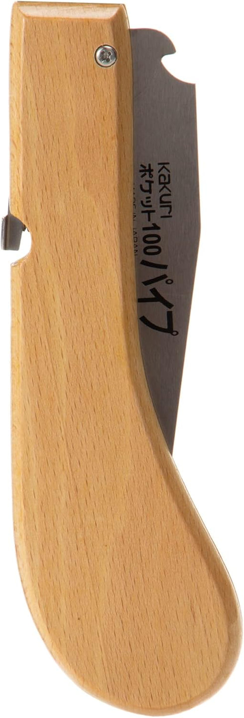 KAKURI Pipe Saw Folding 4" for PVC Cutting, Japanese Pull Saw Razor Sharp Japanese Steel Blade, Mini Pocket Plastic Cutting Saw Hand Pipe Cutter T...