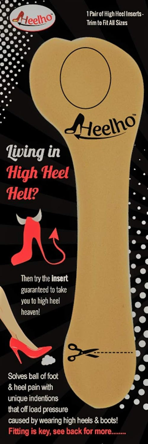 High Heel Inserts & Pads - Metatarsal Pads Offload Pressure Pain and Ball of Foot Adhesive Shoe Inserts for High Heels and Uncomfortable Shoes - B...