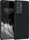 kwmobile Case Compatible with Samsung Galaxy S21 Ultra Case - TPU Silicone Phone Cover with Soft Finish - Black...