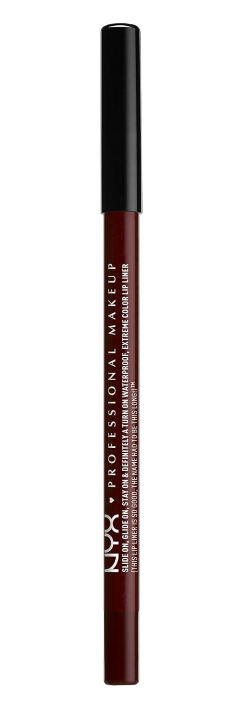NYX PROFESSIONAL MAKEUP Slide On Lip Pencil, Lip Liner - Dark Soul (Deep Wine Red)...
