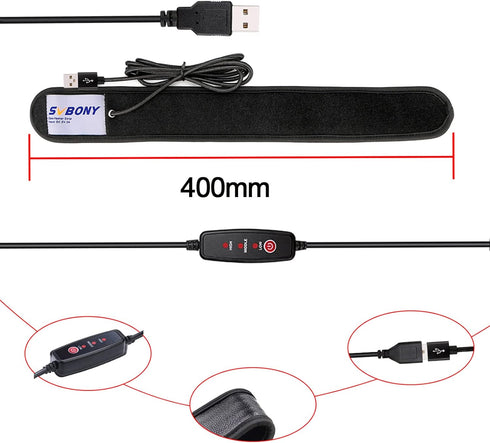 SVBONY SV172 Dew Heater Strip 320 mm Lens Heater Warmer for Telescopes and Camera Lens Temperature Regulator Strip...