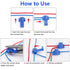 150 pcs Quick Splice Wire Connectors, Solderless Snap Electrical Connector, Blue, Wire Splice Connector, Insulated Wire Crimp Connectors Terminal ...