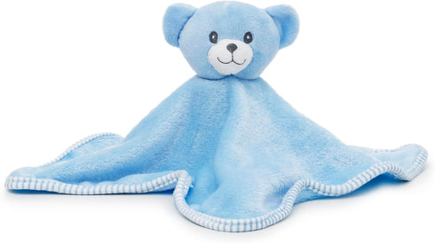 Warm, Lovey, Fuzzy, Cozy, Soft, Lovie Snuggle Baby Security Blanket, Baby Gift for Boys and Girls, Unisex Nursery Bedding Toy, Stuffed Animal Blue...