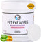 Dog Eye Wipes130Count,Natural Plant Ingredients,Effectively Removes Eye Dirt,Eye Secretions,Mucus Secretions,Improve Tear Stains,Suitable for Dail...