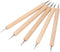 Walfront 5Pcs Double End Embossing Stylus Set Stainless Steel Ball Tip Tracing Dotting Stylus for DIY Painting Engraving Shaping......