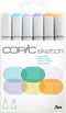 Copic Sketch Marker Pale Pastel Set, 6 Color Set...