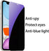3 PCS Anti-Blue Privacy Tempered Glass Anti-Spy Screen Protector Anti-Peeping Film Suit for iPhone XR/iPhone 11, 6.1 inch 9H Hardness Anti-scratch...