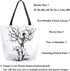 Naanle Skull Canvas Tote Bag Large Women Casual Shoulder Bag Handbag, Tree of Life Reusable Multipurpose Heavy Duty Shopping Grocery Cotton Bag fo...