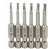 Fixinus 6 Pieces Magnetic Triangle Screwdriver Bits Set, 1/4 inch Hexagonal Screwdriver Bits, 1.8 mm, 2.0 mm, 2.3 mm, 2.5 mm, 2.7 mm, 3.0 Triangle...