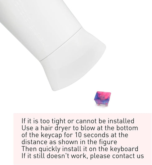 Backlit Key Cap for Cherry MX Mechanical Koi Fish Resin Artisan Keycaps 1U...