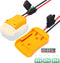 Power Wheel Adapter for Dewalt 20V Battery Power Tool Battery Converters Lithium Battery Power Wheels Battery Adapter for Dewalt with Fuse Battery...