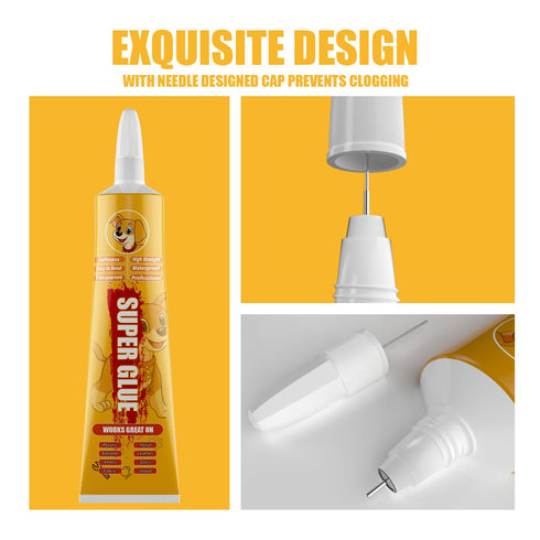 Plastic Glue, 60g Super Glue for Plastic, Plastic to Plastic Glue for Bonding Plastic and Other Materials, Super Instant Glue for Plastic, Acrylic...