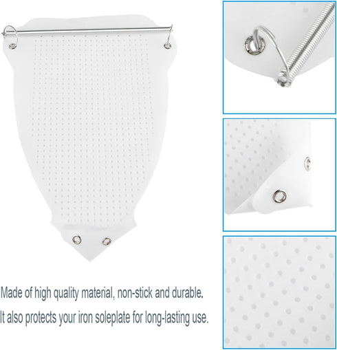 Zerodis Iron Shoe Cover, Non Stick Ironing Shoe Cover Easy to Use Slick Surface Iron Plate Cover Protector Prevents Burn Cover Iron Shoe Used for ...