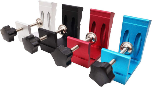 46 Pcs 850 Heavy Duty All-In-One Aluminum Pocket Hole Jig Kit Woodworking Inclined Hole Positioner for Angle Drilling Holes Carpenters Woodwork Gu...