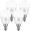 LED Ceiling Fan Light Bulbs 40W Equivalent 120V LED Candle Holder Bulb, 5W 2700K Warm White Used for Chandeliers, Ceiling Fan Lights, Wall Chandel...
