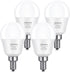 LED Ceiling Fan Light Bulbs 40W Equivalent 120V LED Candle Holder Bulb, 5W 2700K Warm White Used for Chandeliers, Ceiling Fan Lights, Wall Chandel...