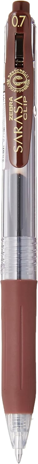 Zebra Sarasa Clip Pen 0.7 mm, Brown (JJB15-E)...