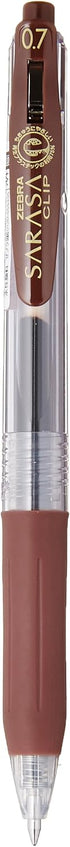 Zebra Sarasa Clip Pen 0.7 mm, Brown (JJB15-E)...