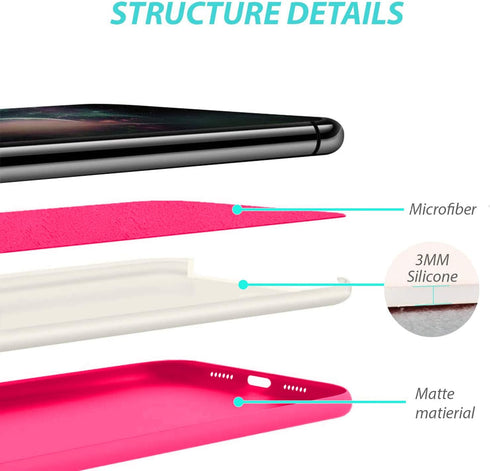 ZUSLAB Case Compatible with Apple iPhone XR, Soft Slim Thin Silicone Gel Rubber Bumper Phone Cover, Hard Shell Shockproof Full-Body Protective Cas...