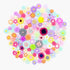 Halloluck 50 Pcs Flower Slime Charms Easter DIY Craft Making Resin Jewery Making Kit, Resin Flatback Slime Beads Making Supplies for DIY Scrapbook...
