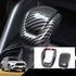 Gear Shift Knob Cover for 2020 2021 2022 2023 2024 Toyota Highlander/RAV4/2022 2023 Harrier Venza Interior Accessories Protector, ABS Carbon Fiber...