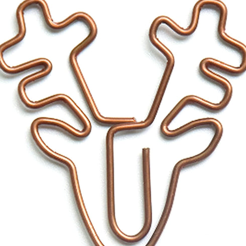 Christmas Paper Clips, Paperclips, 100Pcs Retro Multi Purpose Cute Paper Clips, Cute Paper Clips Wrapping Paper Clips for Office Supplies School G...