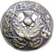 AAR Men,s Scottish Thistle Kilt Brooch Fly Plaid Antique Finish 3" (7cm) diameter S...