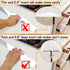 Kitchen Silicone Stove Counter Gap Cover, 21/25 inch Long & Extra Wide Stove Gap Filler Range Strips 2pcs,Between Oven and Countertop Dishwasher, ...