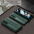 for Samsung Galaxy Z Fold 3 Case with Wrist Strap & Screen Protector & S Pen Slot,Magnetic Hinge Protective Bumper Case Ultra Slim Shockproof Anti...
