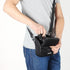 DOMISO Soft Padded Camera Case Water-Resistant with Adjustable Shoulder Strap and Side Pockets Small Camera Bag Carrying Storage Bag, Black...