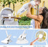 Clip on Fan Small Mini Fan, Portable Usb Battery Operated Fan, Rechargeable Baby Stroller Fan, Quiet Personal Desk Fan 3 Speeds Flexible Neck Grea...