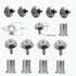 Stainless Steel 25 Pcs Fender Bumper Washer Bolt M5x20mm CNC Finishing Washer Engine Bay Dress Up Fastener Kit Flares Widebody kit Installation Ha...