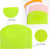 Dough Cutter Bench Scraper for Baking, 5 PCs BPA Free PE Plastic Flexible Bowl Scraper, Food-safe Plastic Dough Scraper for Bread Cake Dough Fonda...