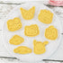 Cute KITTY Cat Cookie Cutter Set, 8 Pieces Cartoon Cookie Cutter With Embossed Pattern, 3D Cartoon Fun Cookie Cutter Set, DIY Baking Cake Fondant ...