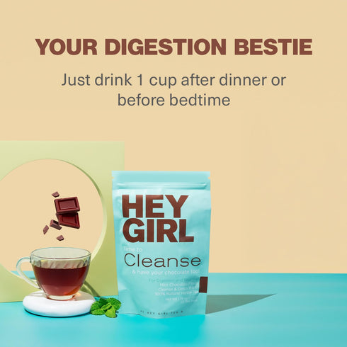 Hey Girl Detox Tea for an Effective Body Cleanse | Colon Cleansing Herbal Laxative to Debloat - with Senna Leaf and Peppermint Tea...