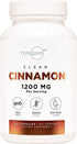 Type Zero Ceylon Cinnamon Capsules (1200mg | 120 Capsules) - Natural, Non-GMO, Gluten Free, Organic Cinnamon Supplement...