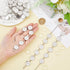 DICOSMETIC 8Pcs Cabochon Bracelet Making Kit Bracelet Bezel Settings Stainless Steel Cabochon Tray Bracelets with Glass Cabochons for Jewelry DIY ...